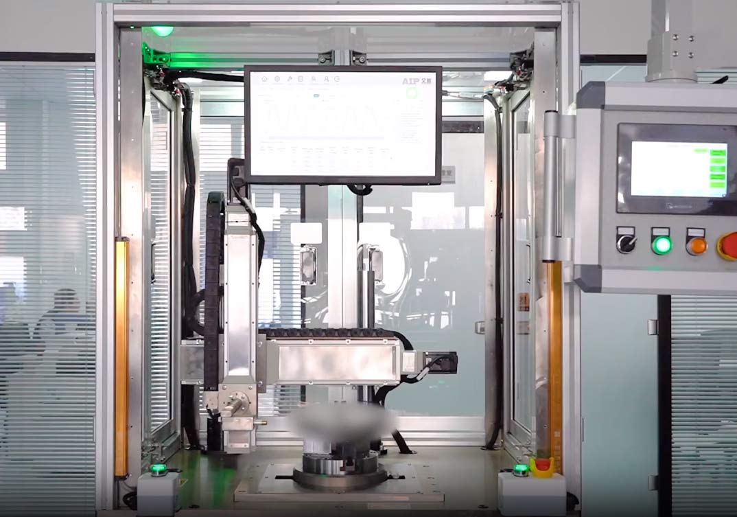 風機表磁智能檢測系統應用現場